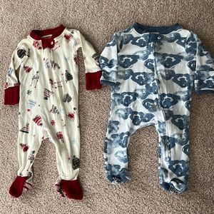 Burts Bee Baby Pajamas 0-3 Months